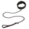 Calexotics - Nocturnal Collier Et Laisse En Cuir Réglable Noir
